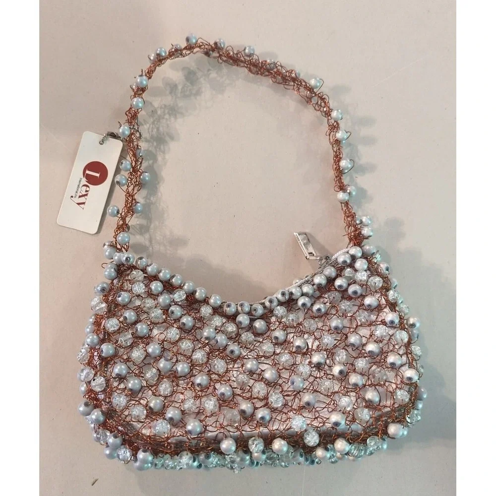 Brand New Beaded & Wire‎ Lexy Evening Shoulder Handbag Adorable